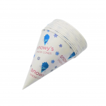 100 Snow Cone Cups - Leak Proof